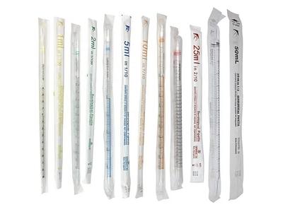 Стерильные 1мл 2мл 5мл 10мл 25мл градуированные серологические пипетки одноразовые пластиковые от производителя